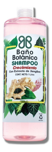  Shampoo Baño Botanico Extracto De Jengibre (crecimiento)1 Lt