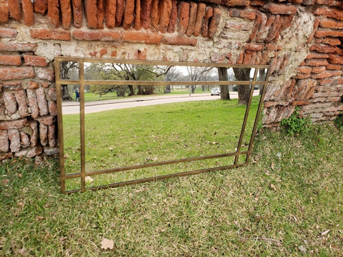 Imagen 4 de 10 de Espejo Hierro Dorado Fabricamos A Medida. Envió Gratis !!