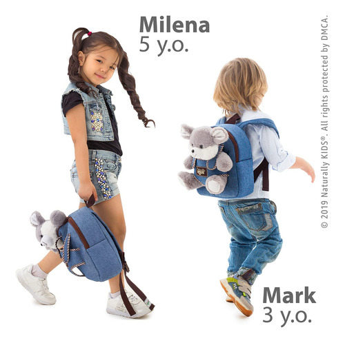 Rata Ratón De Peluche Naturally Kids Para Niños Pequeños