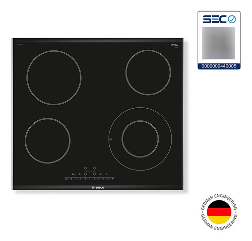 Encimera Vitroeléctrica Bosch Pkf675fp2e 60 Cm Negro