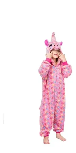 Pijama de unicornio rosa hotsell