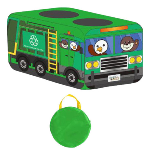 - Tienda De Campaña Con Forma De Camión De Basura, Plegable,