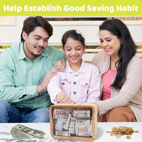 Money Saving Box Piggy Bank For Adults Kids, 2024 New 10000