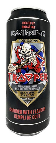Cerveja Trooper Iron Maiden Premium British 500ml Inglaterra