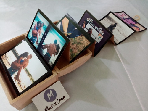 Imagen 5 de 6 de Baúl Personalizado Con Acordeón De Fotos - Regalos Parejas