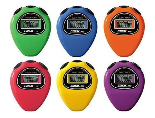 Cronometro Deportivo Ultrak 310 Event Timer (juego De 6 Colo