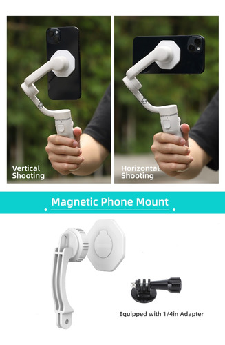 Soporte Adaptador Magsafe Iphone 14/13/12 Osmo Mobile 6/5