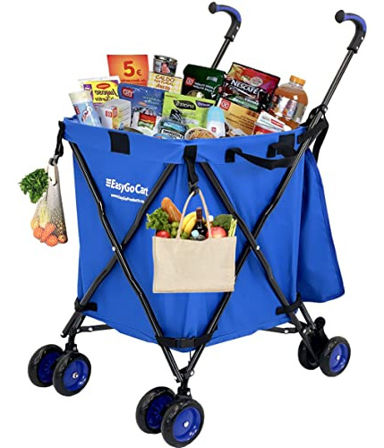 Carrito Plegable Easygo Carreola Super Hasta 54kg -azul