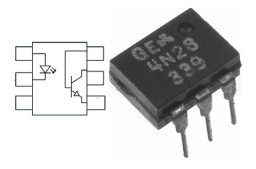 X20 4n28 Optoacoplador Led-transistor Altern 4n25 4n27 Mct2