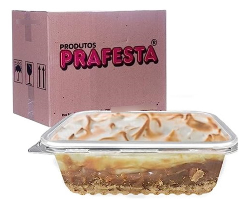 Pote Plastico Marmita Ret 500ml 144 Und Microondas Freezer