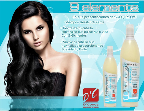 Shampoo Para Cabello Extraseco 9 Element 500ml Dconde