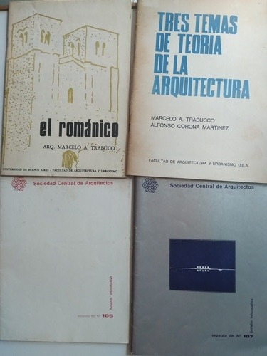 Sociedad Central De Arquitectos/ El Romántico- 4 Revistas