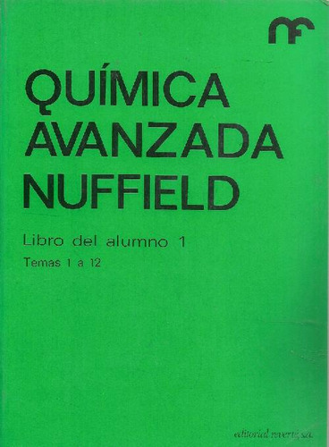 Libro Quimica Avanzada Nuffield De Nuffield Foundation