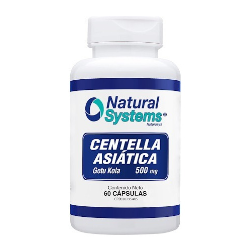 Centella Asiática Natural Systems 60 Cápsulas 500 Mg