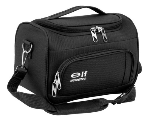 Bolso Elf Beauty Case I4240 Negro Diseño De La Tela Lisa