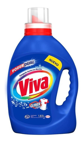 Detergente Viva Ropa Blanca Y De Color 1.83 Lts.
