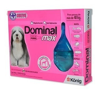 Pipeta Antipulgas Dominal Max Mas De 40kg + Snacks