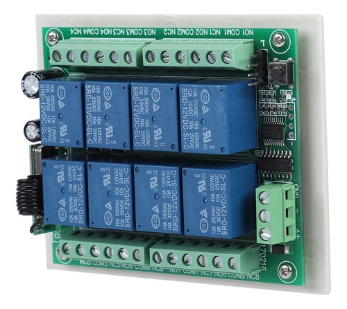1000m Dc 12v 8ch Canales Relé Rf Interruptor De Control Rem