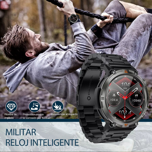 B Reloj Inteligente Con Linterna Reloj Inteligente A Prueba