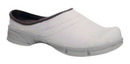 Imagen 1 de 6 de Zapato Zueco Sanidad Dama Cas (2º Ombu) Cuero Blanco 35al41