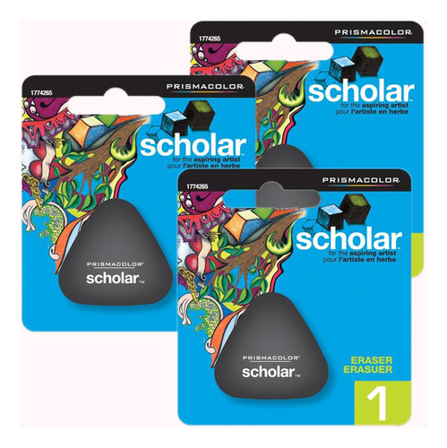 Scholar Pencil Eraser? (paquete De 3)