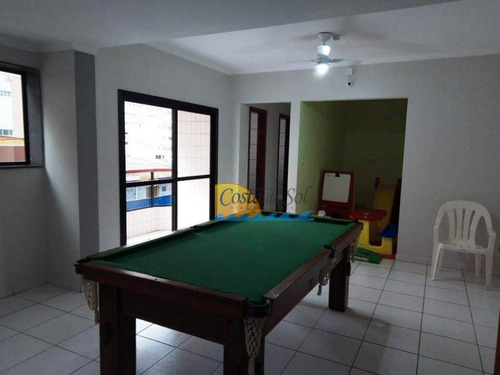 Apartamento Com 2 Dormitórios À Venda, 75 M² Por R$ 305.000 - Vila Guilhermina - Praia Grande/sp - Ap15665