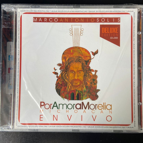 Cd Marco Antonio  Por Amor A Morelia Michoacán  Che Discos