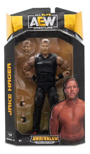 Jake Hager Jumpsuit Aew Unrivaled 10 Figura Lucha Par Custom