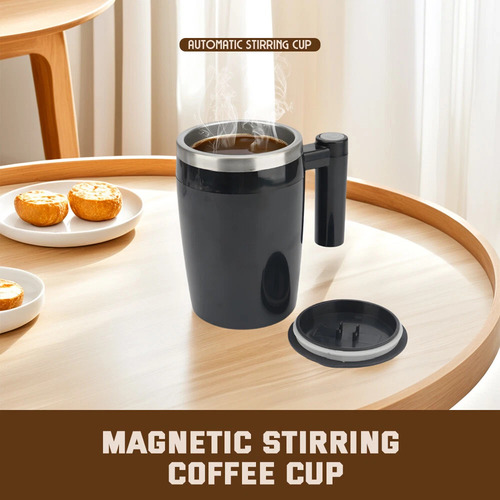 Taza De Agitación Automática Taza De Café De 380ml Con Tapa