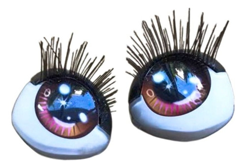 Muñeca Con Forma De Ojos Y Pestañas De Muñeca, Ojos En 3d, C