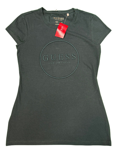 Polera Mujer Negra Talla M Guess