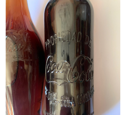 Colección De 5 Botellas De Coca Cola De Los Años 80 Y 90s (Usado)