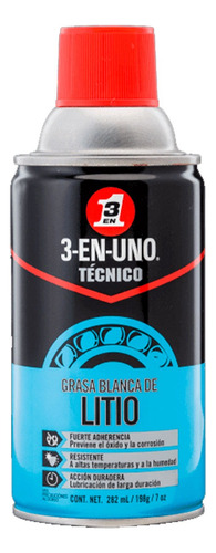 Grasa Blanca De Litio Blanca 3 En Uno 282ml G P 