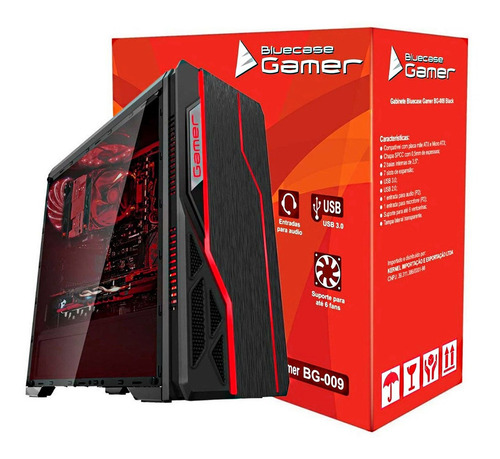 Pc Gamer Cpu Ryzen 7 16gb, Hd 500gb + Ssd 120gb, Rx 550 4gb