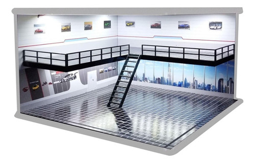 1/64 Modelo De Escena De La Escena Del Ciudad Con Estilo