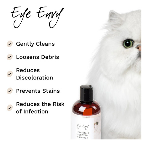 Solución Quitamanchas De Lágrimas Eye Envy Para Gatos, 120 M