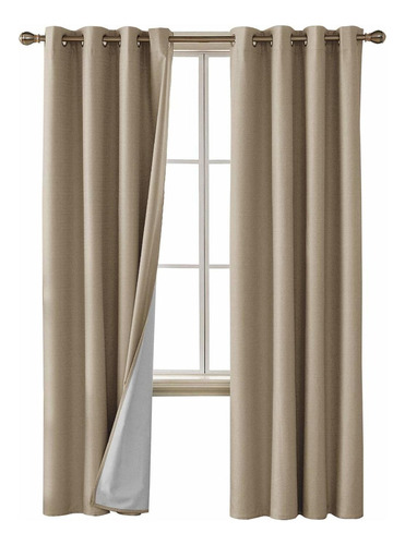 100 Blackout Curtains 95 Inches Long  Sun Bloc Thermal ...