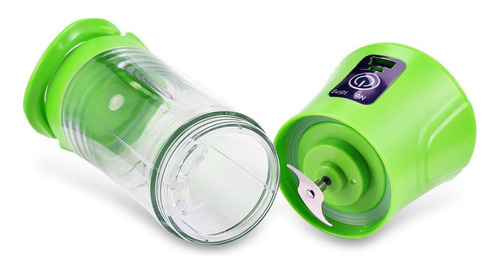 Mini Liquidificador Mixer Juice Usb Verde