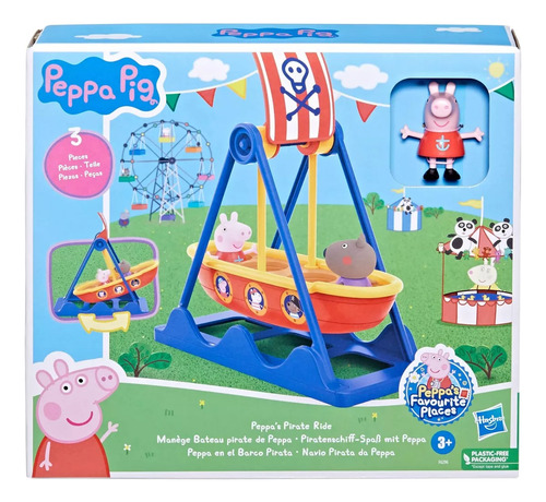 Play Set Peppa Pig Barco Pirata Con Figura Hasbro