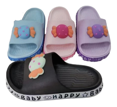 Pack 2 Pares Sandalia Chala Infantil Niños Diseño Colores