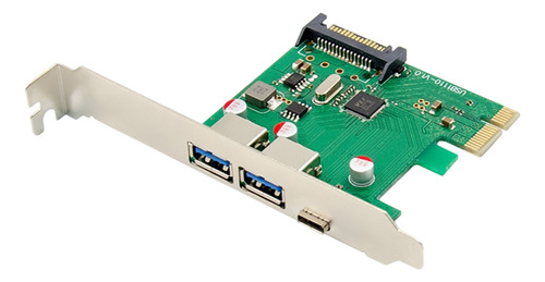 Tarjeta De Expansión Pci-e Pci-e X1 Vl805 Usb 3.1 -c+-a Port