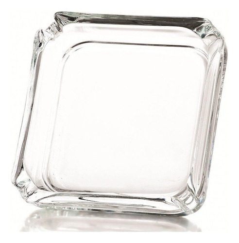 Cenicero Cuadrado Cristal 9x9cm - 6 Piezas - Crisa