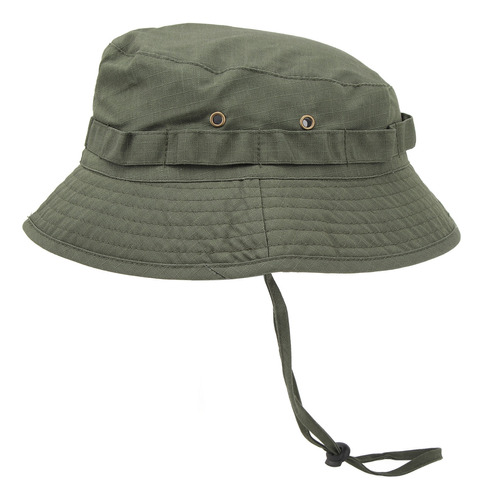 Chapéu Bucket De Proteção Solar Masculino Od Green Wide Brim