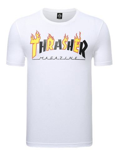 Remera Thrasher M/c Flame X Mag 5110-01 Hombre-5110-01