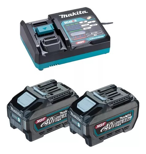 Kit Carregador Dc40ra + 2 Bat 40v 5h Bl4050 Xgt Makita