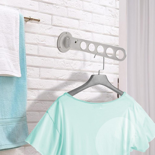 Perchero Plegable Para Colgar Ropa, Colgador 245 Mm 5 Hoyos
