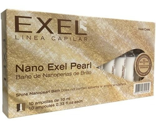 Ampollas Capilares Nano Pearl De Brillo Exel 10 Ud Nutricion