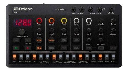 T-8 Roland - Caja De Ritmos Color Negro