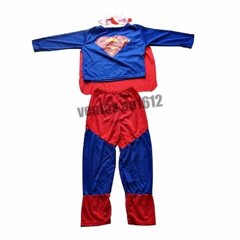 Disfraz De Superman Ropa Para Niños Traje Mascara L M S