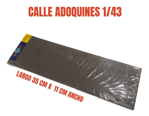 Calle Adoquines Recta Adoquinado 1/43 Maquetas Miniature
